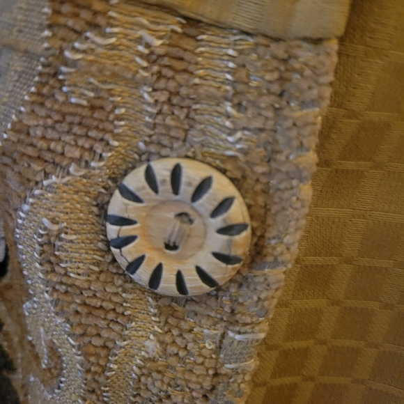 Woman's Embroidered Indigo Moon Boho Chic Jacket Size Medium - Picture 7 of 11